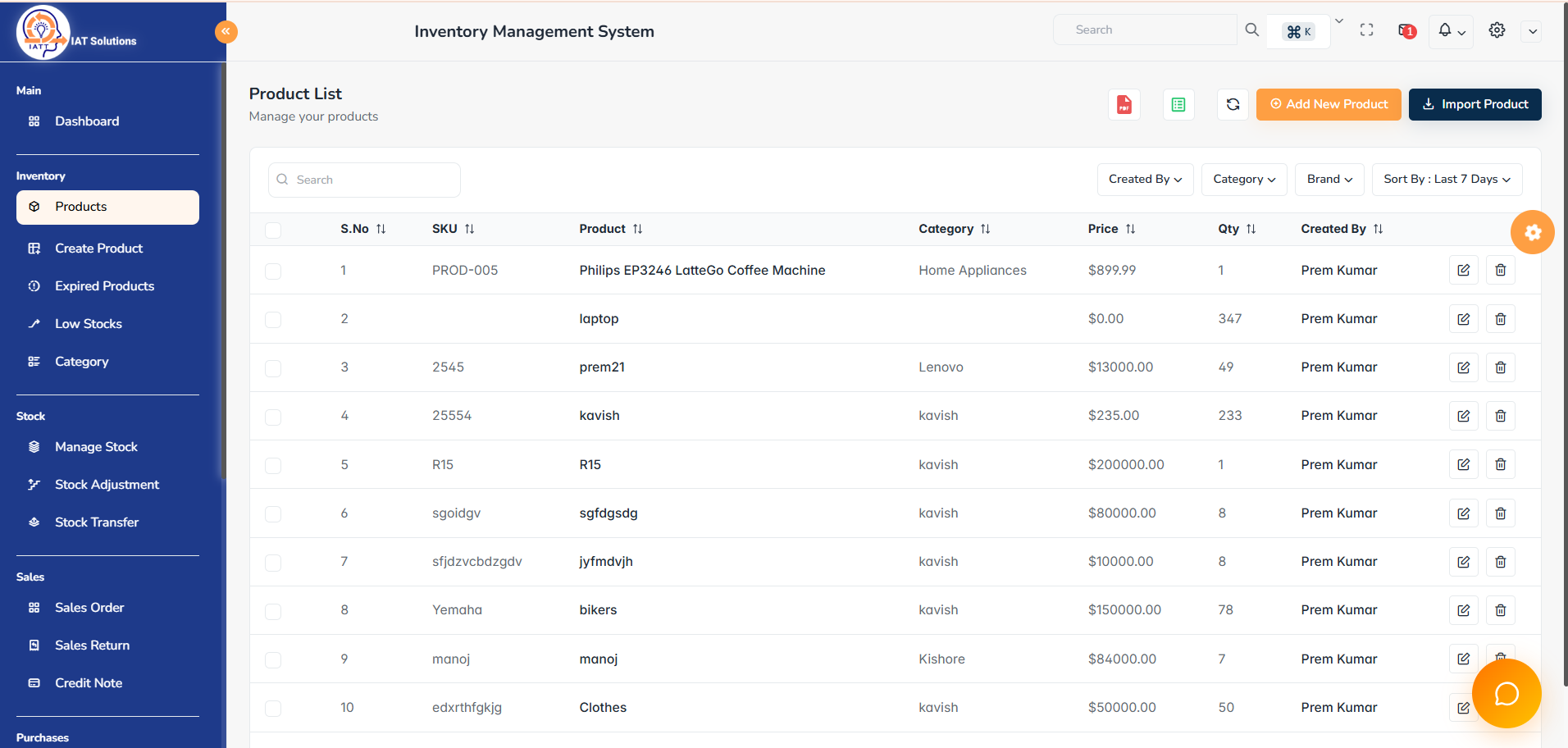 Project screenshot